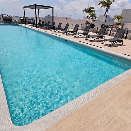 Fancy 3 Bedroom Apartments In Downtown Playa Rooftop Pool Gym Playa del Carmen Extérieur photo