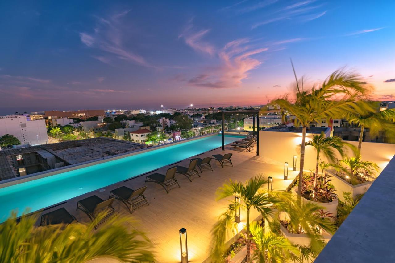 Fancy 3 Bedroom Apartments In Downtown Playa Rooftop Pool Gym Playa del Carmen Extérieur photo